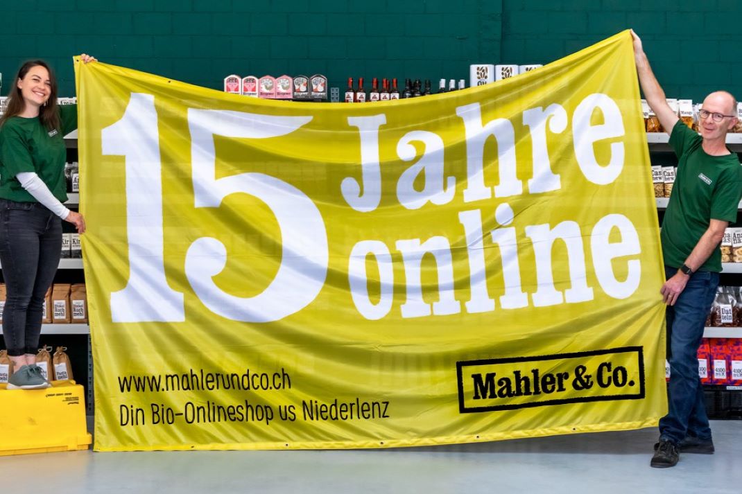 15 Jahre Mahler & Co. – «Din Bio-Onlineshop»