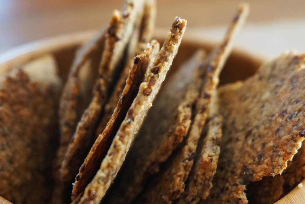 Crackers in einer Schale