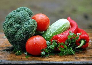 Bio Gemuese und fruechte haben manchmal